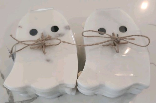Halloween ghost coasters set - halloween,