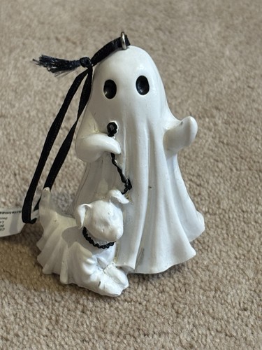 New ghost with dog halloween - -,